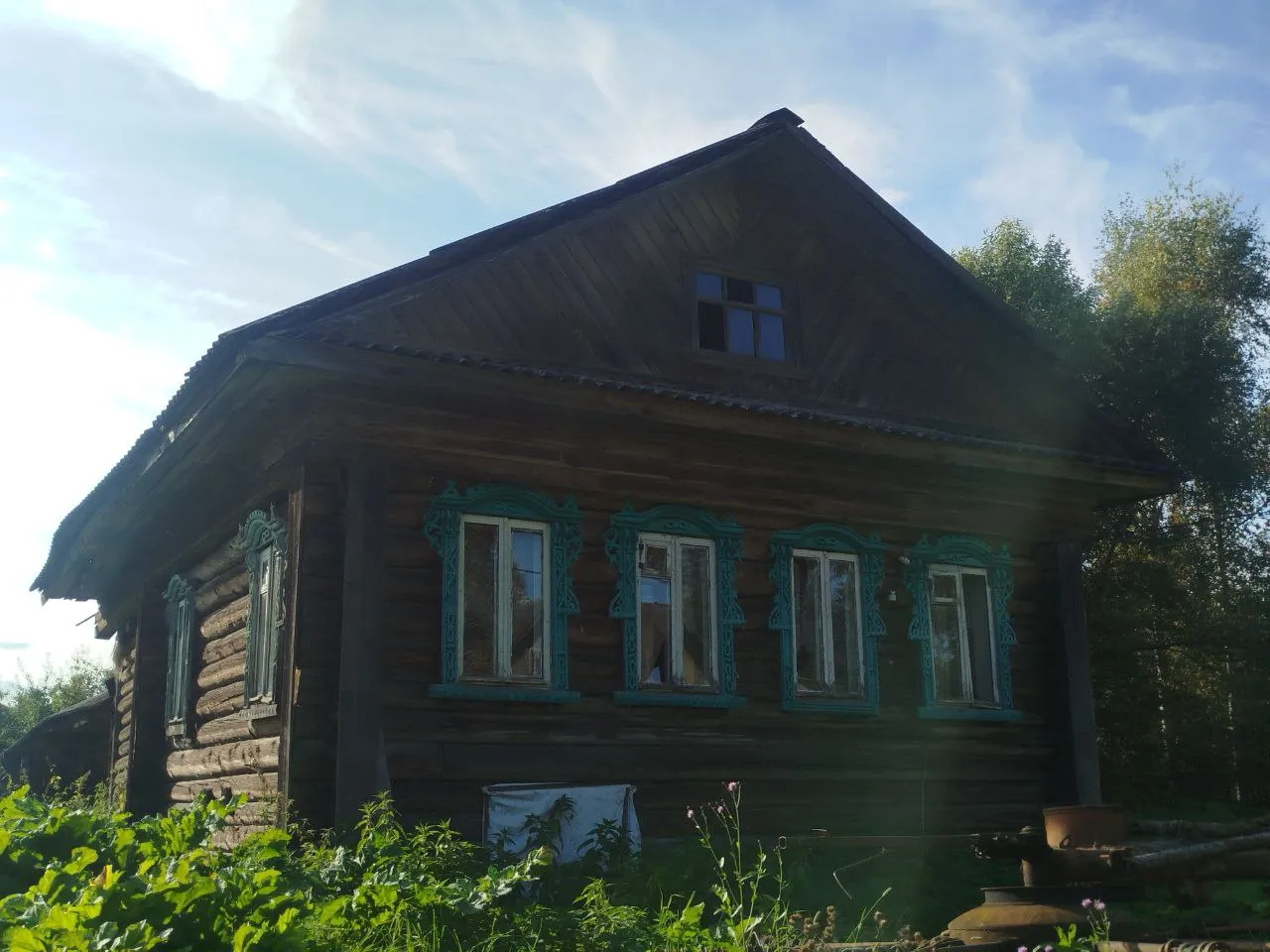 Один из домов в деревне:)