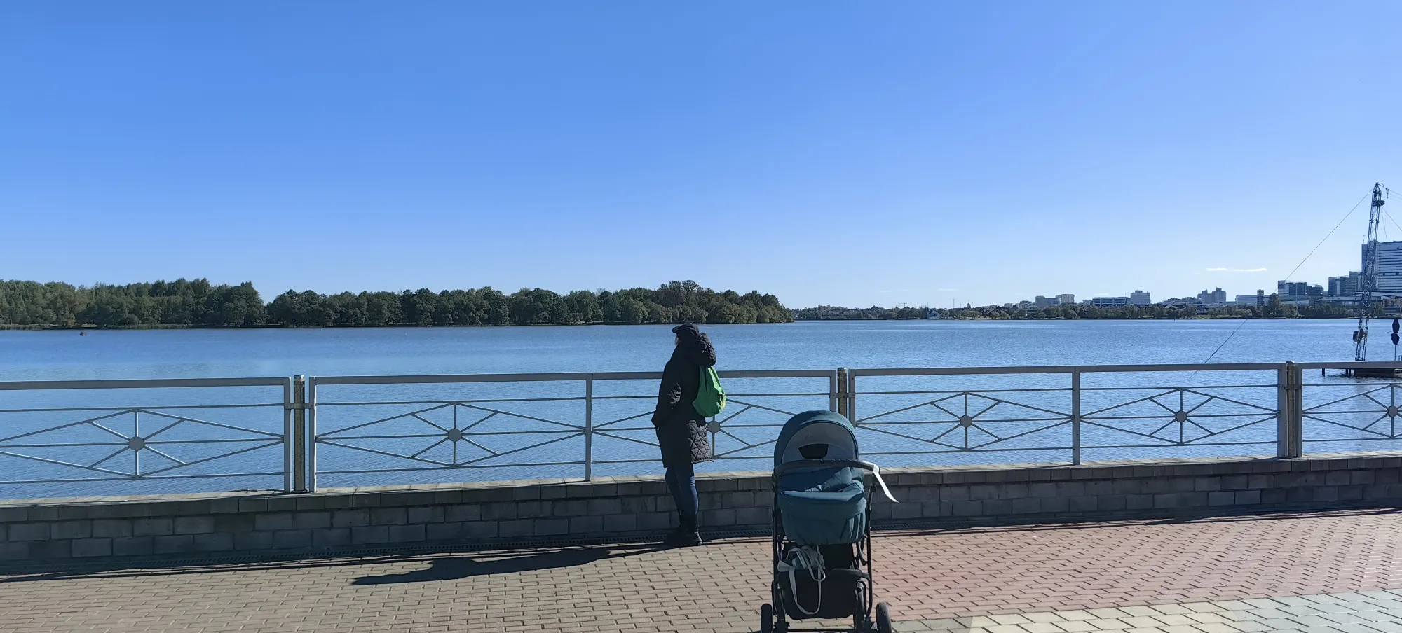Накупавшись, полюбовались рекой Свислочь. Довольно чистая речка