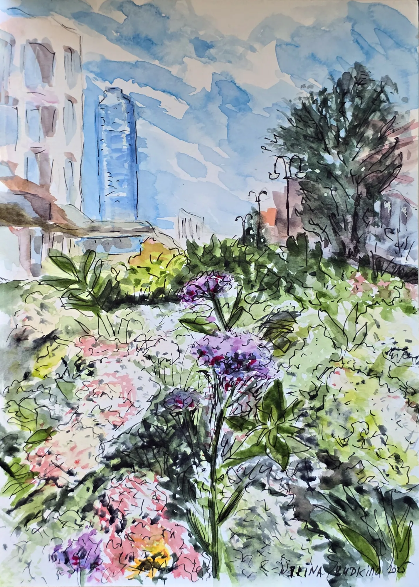 Нарисовала ещё одну малявку