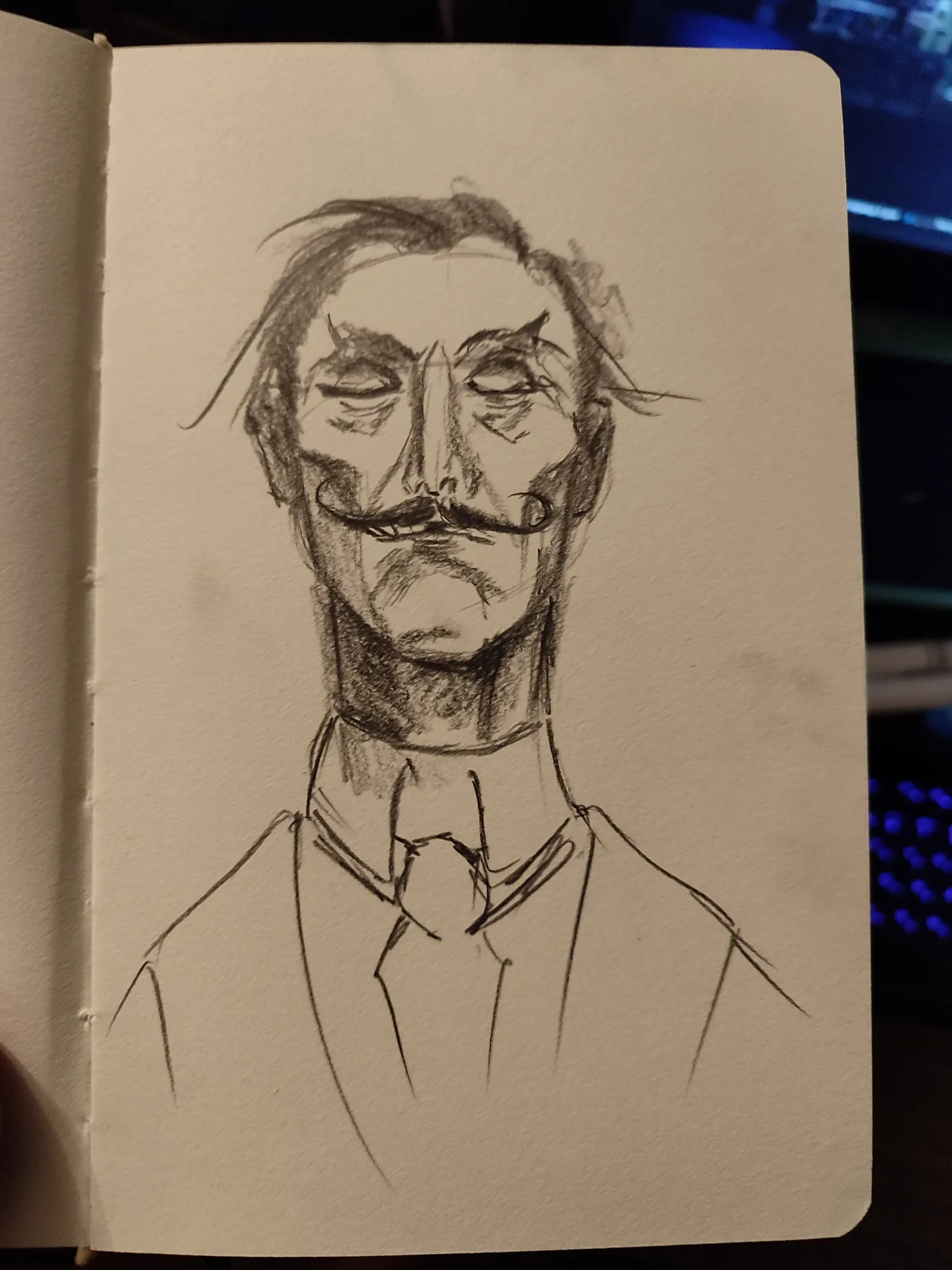 Такой вот быстро-набросок, буквально 3-4 минуты, просто чтоб руку проверить&nbsp;