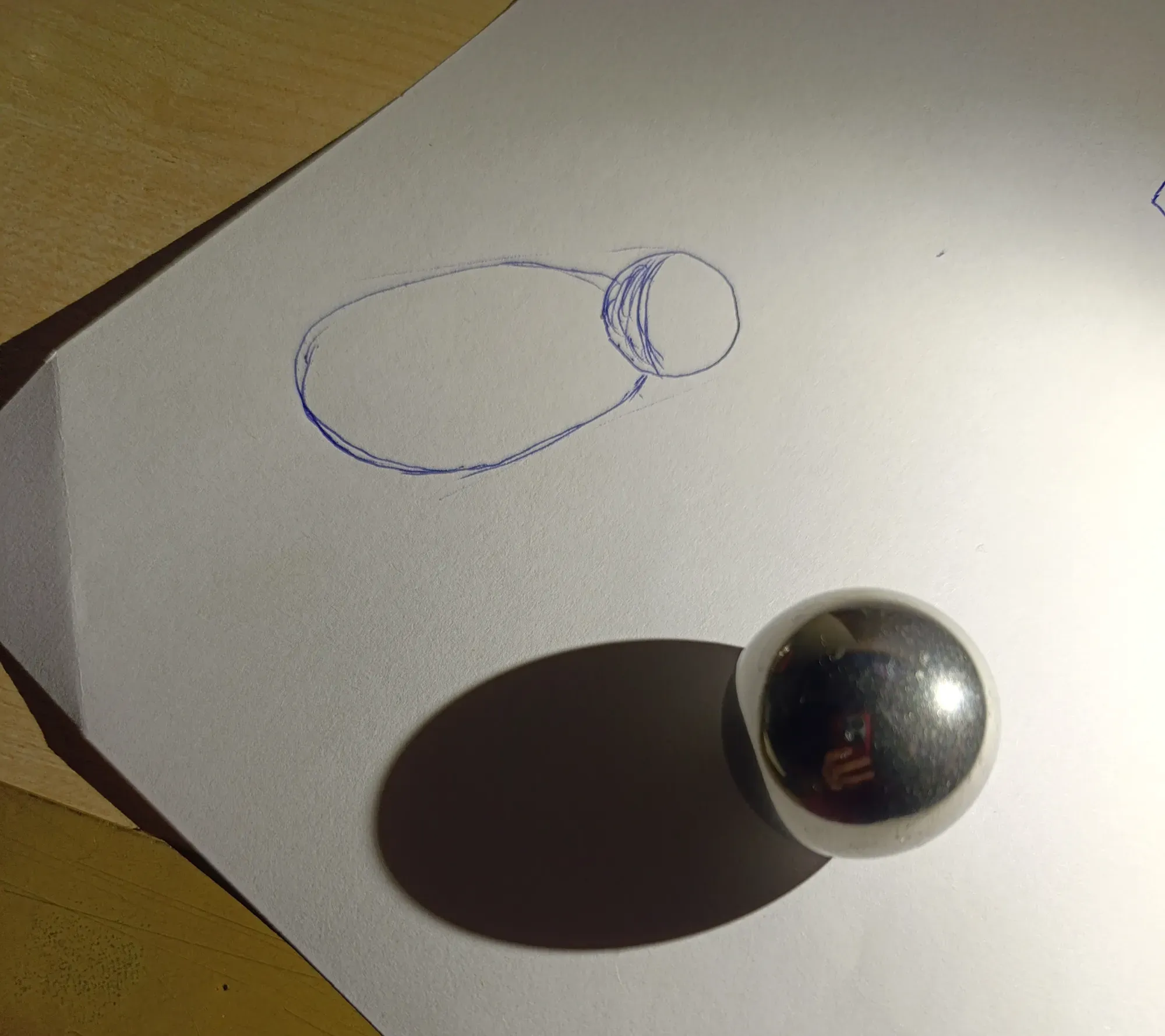 Согласитесь, это вообще не похоже на тот шарик, который я предлагал вам нарисовать