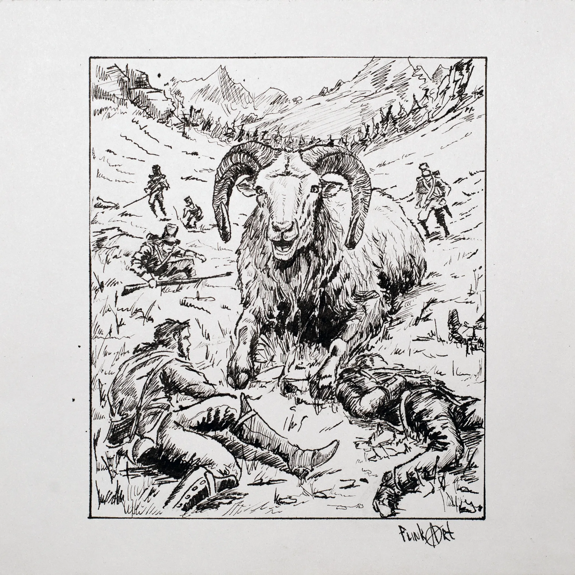 А там их встретил, говорят, баран по кличке Барни&nbsp;