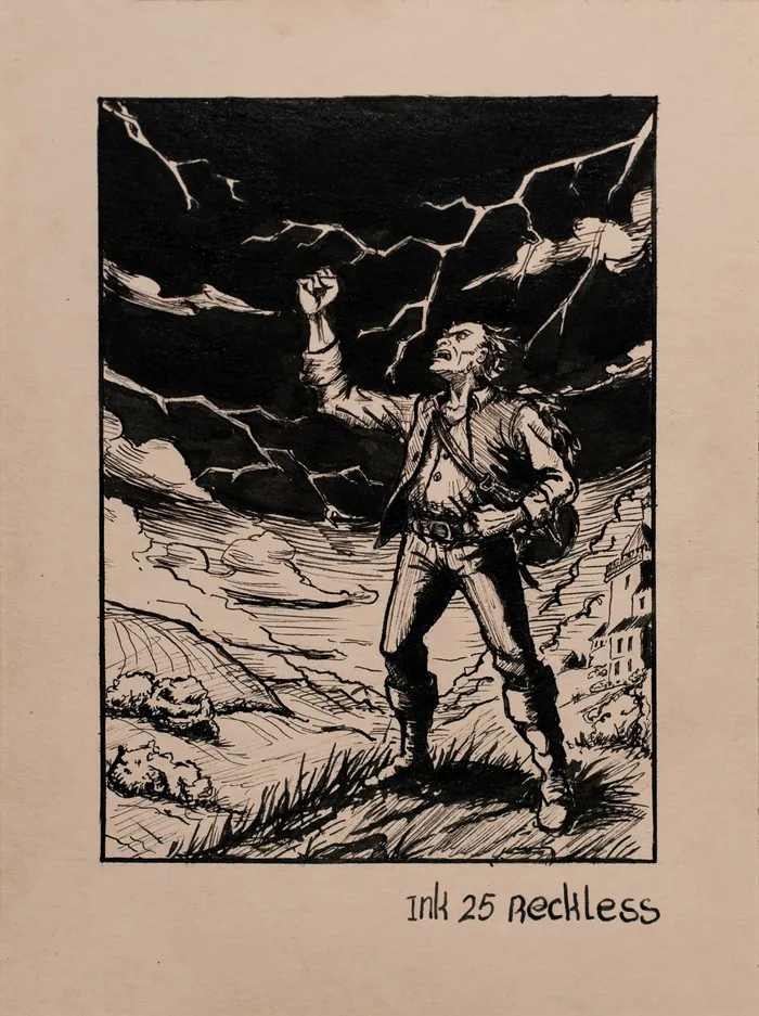 А на холме стоит безумец и кричит