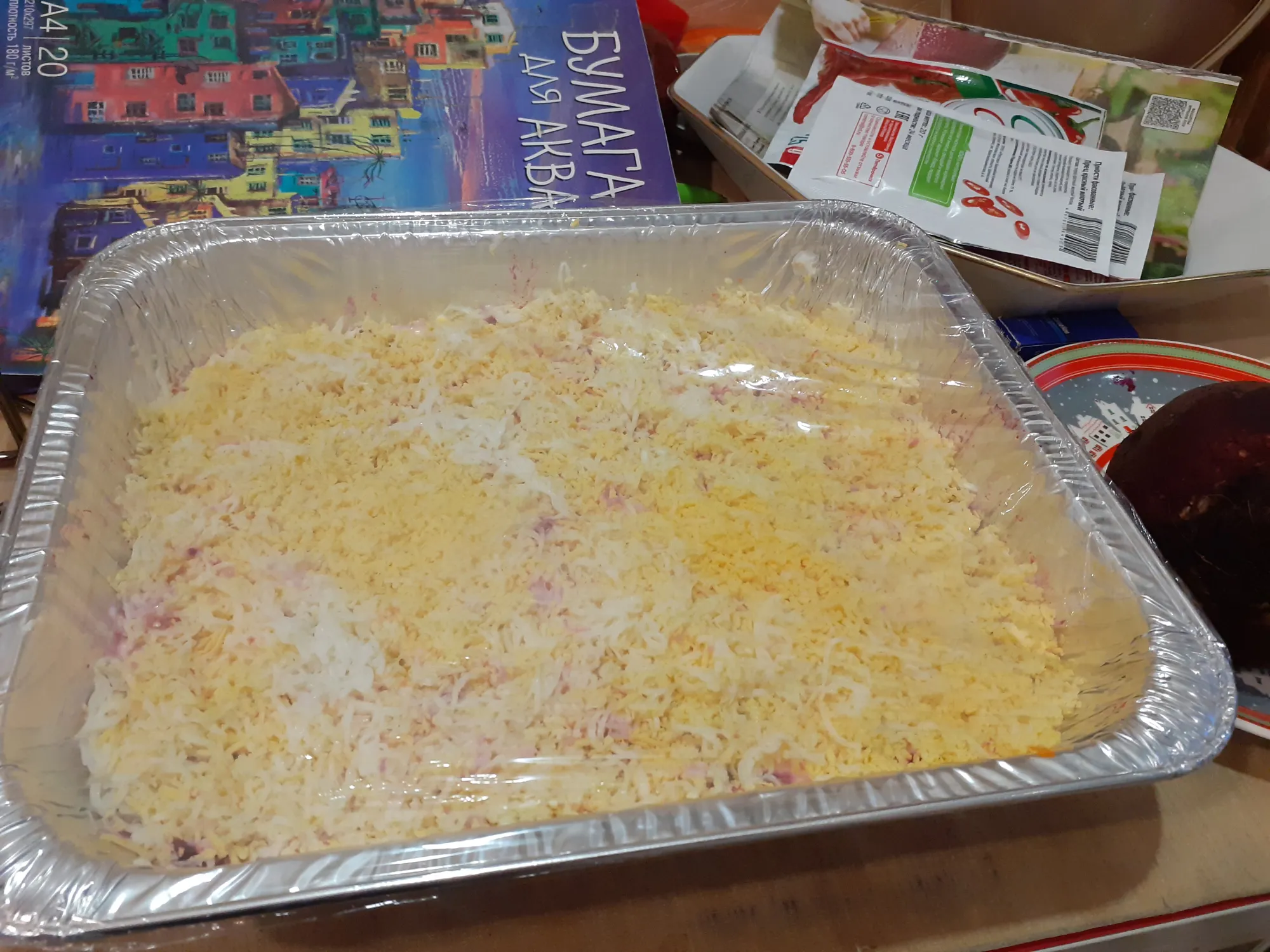 у мене селёдь бод шубой натворена)