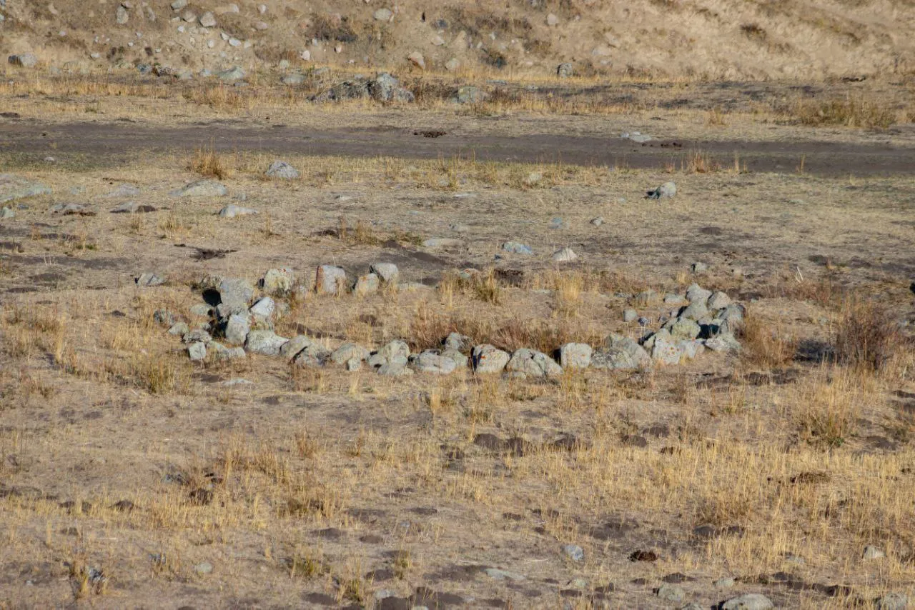 По пути нашел древнее захоронение, это археологам