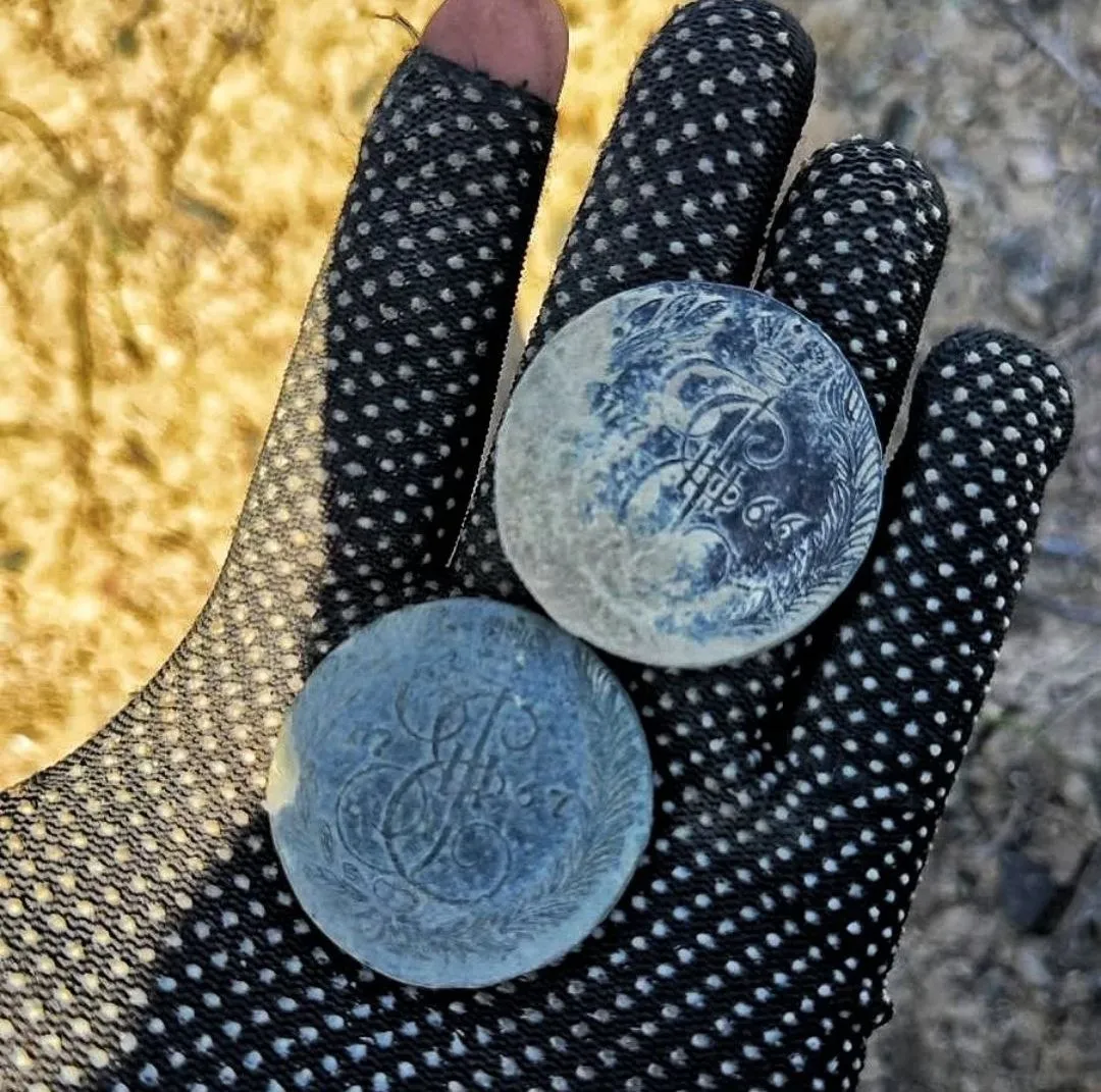 Всего 10 копеек на руке