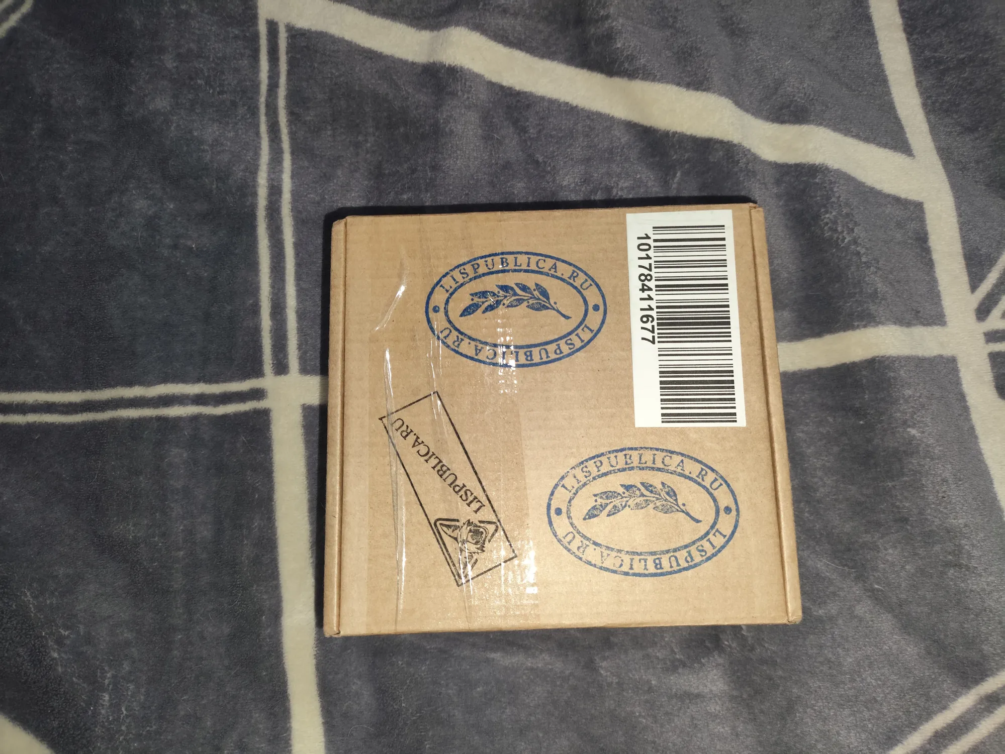 Коробка с гербовой печатью. Наверняка, внутри что-то важное.