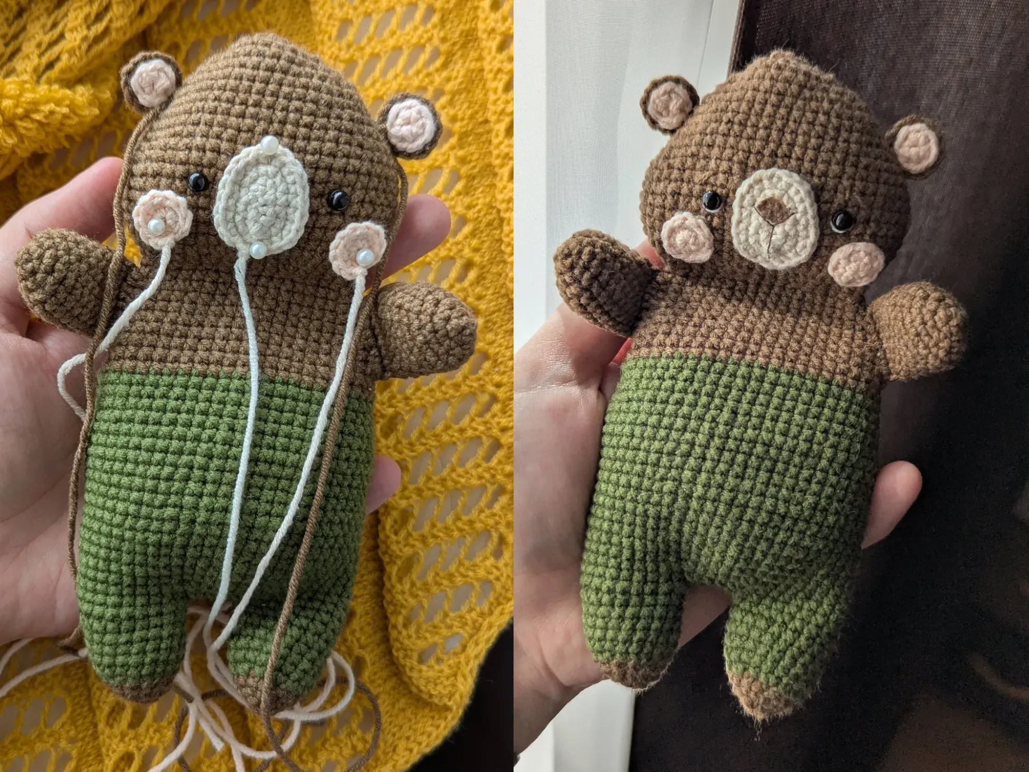 наконец стало похоже на медведя