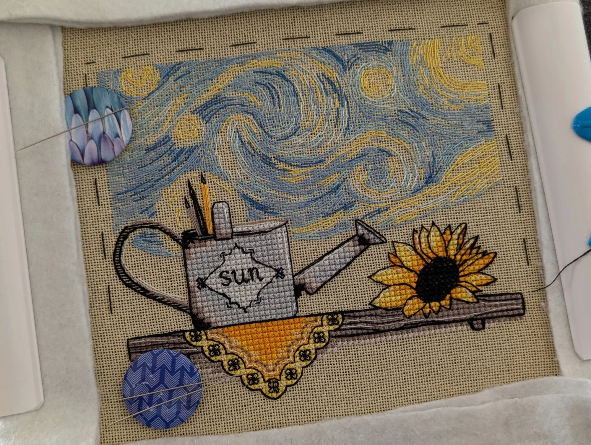 а тут я особенно кайфанула, когда пришла пора заполнять пробелы жёлтым цветом