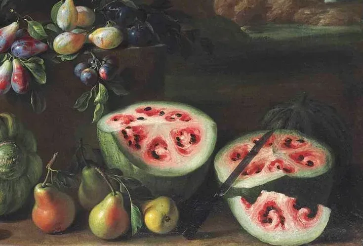 Кусочек картины, конец 17 века