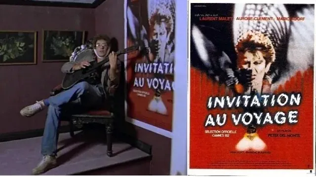 Кадр из фильма про Мери Поппинс, где поют про молоко и 33 коровы, и плакат фильма про молоко, инцест и трупы.