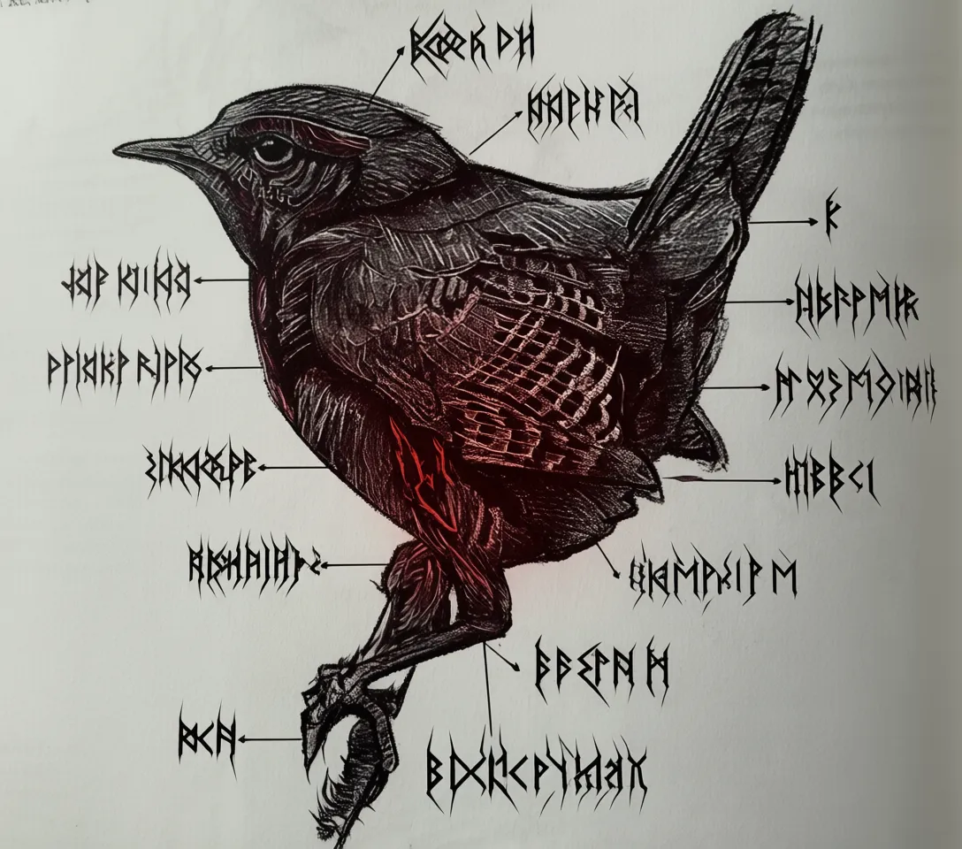 Строение инфернальной кукабары для художников&nbsp;