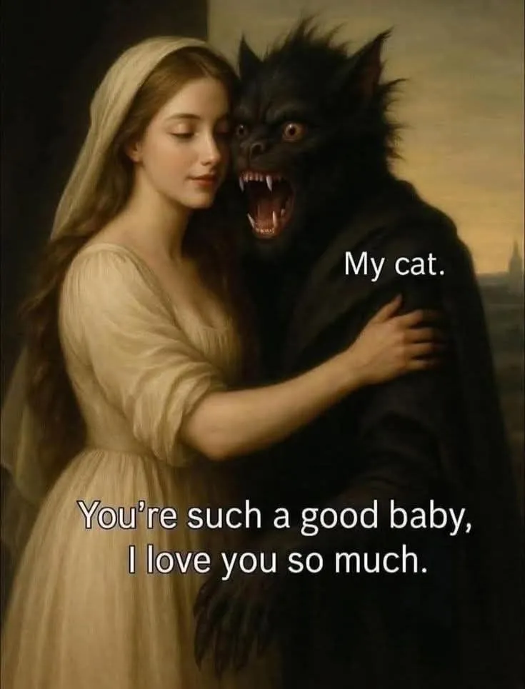 Мой кот:&nbsp;Я: хороший малыш, люблю тебя&nbsp;