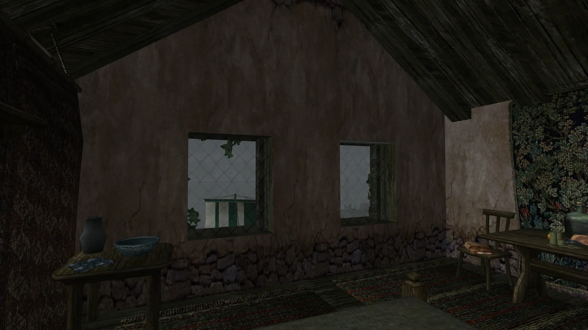 В некоторых местах сделан вид из окна! Вы хоть в одной части TES такое видели?