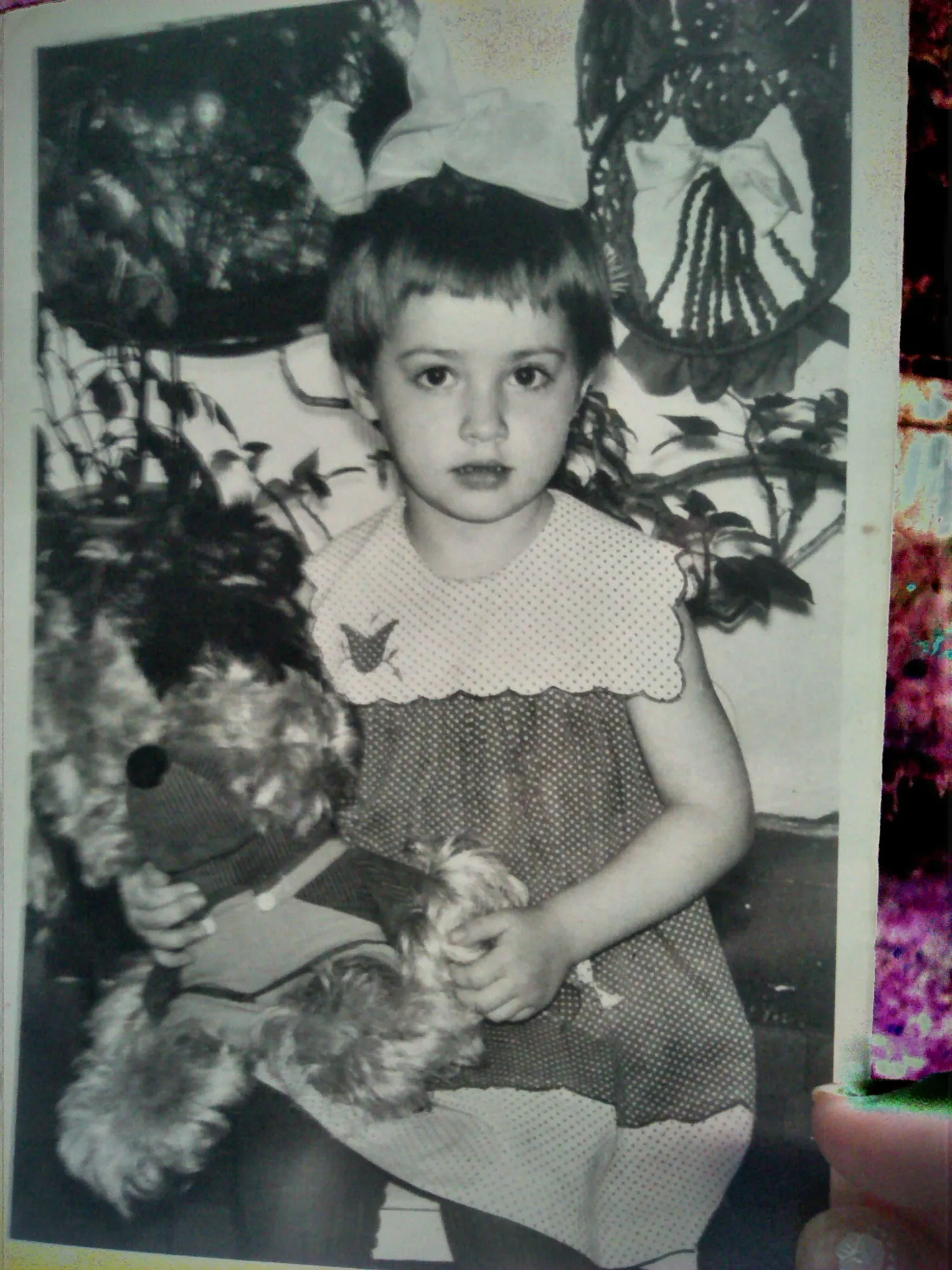 В детском саду, мне так года 4. По челке видно,что стрижкой занимался папа)&nbsp;