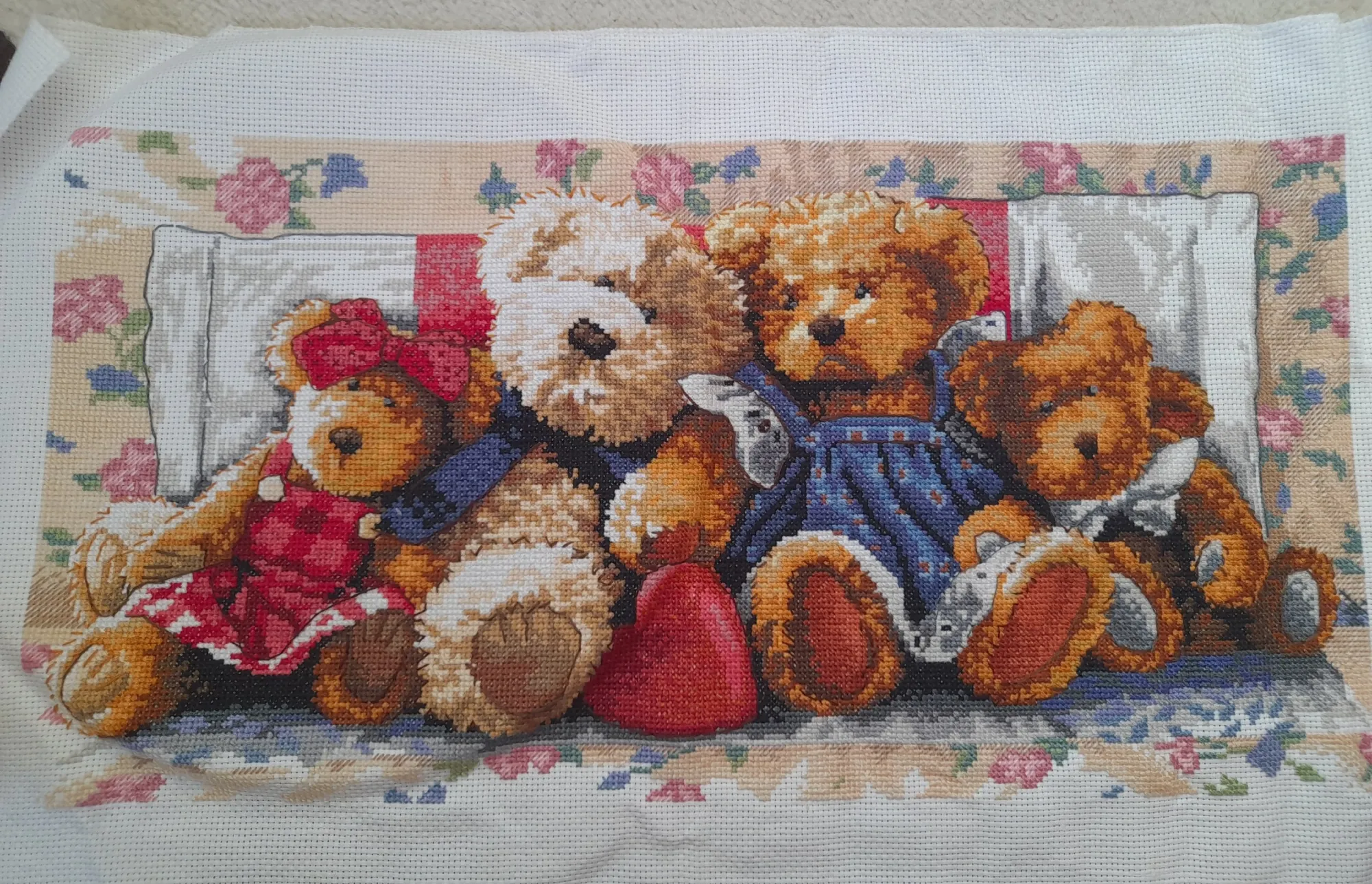 Досталась в дао от коллеги по работе, вышила и ее тоже&nbsp;