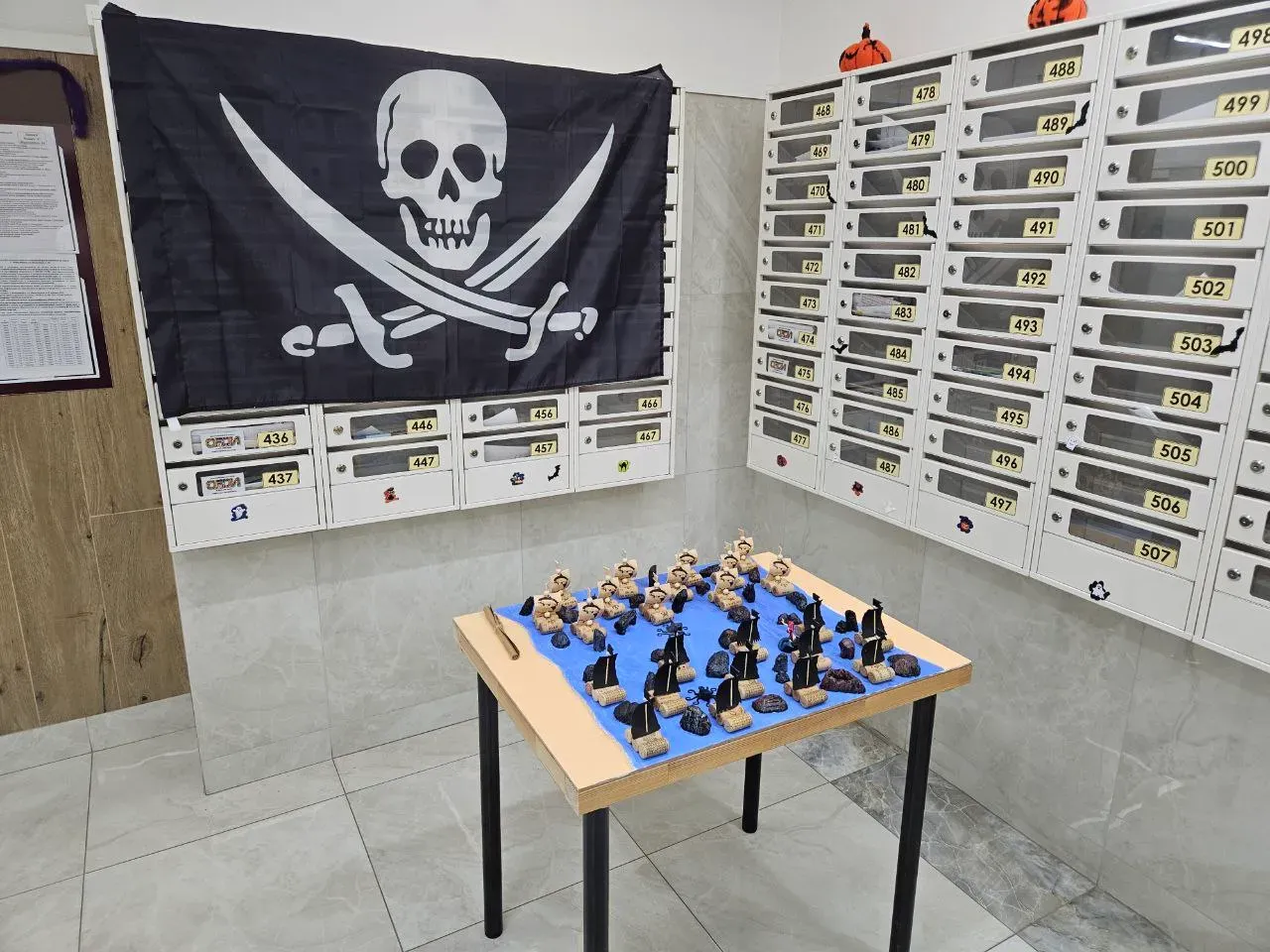 Пиратские шашки на детском квесте. Все готово к сражению!