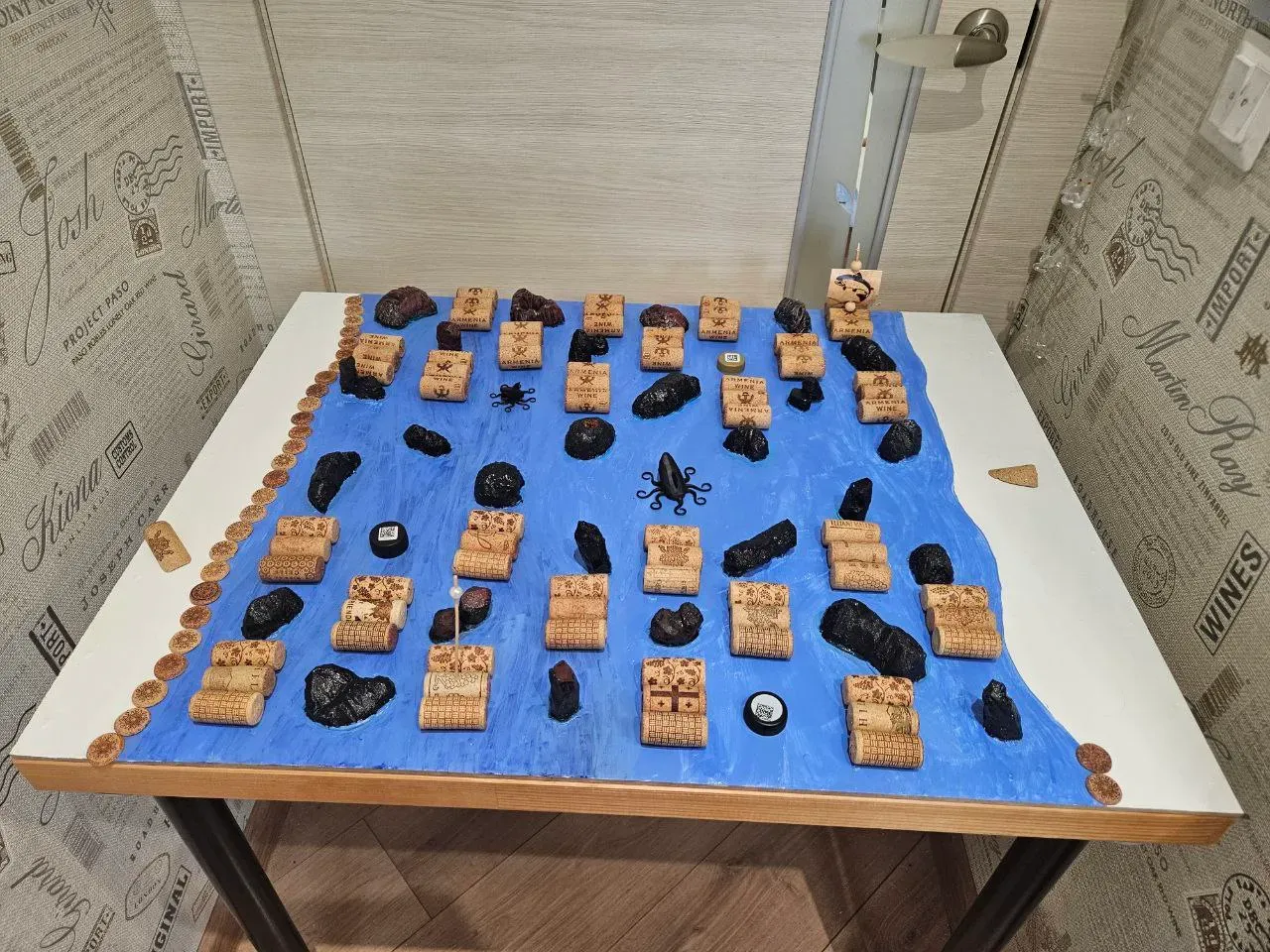 Пытаюсь продумать концепцию берегов, пробую вариант а-ля из бочек, но мне все не нравится!