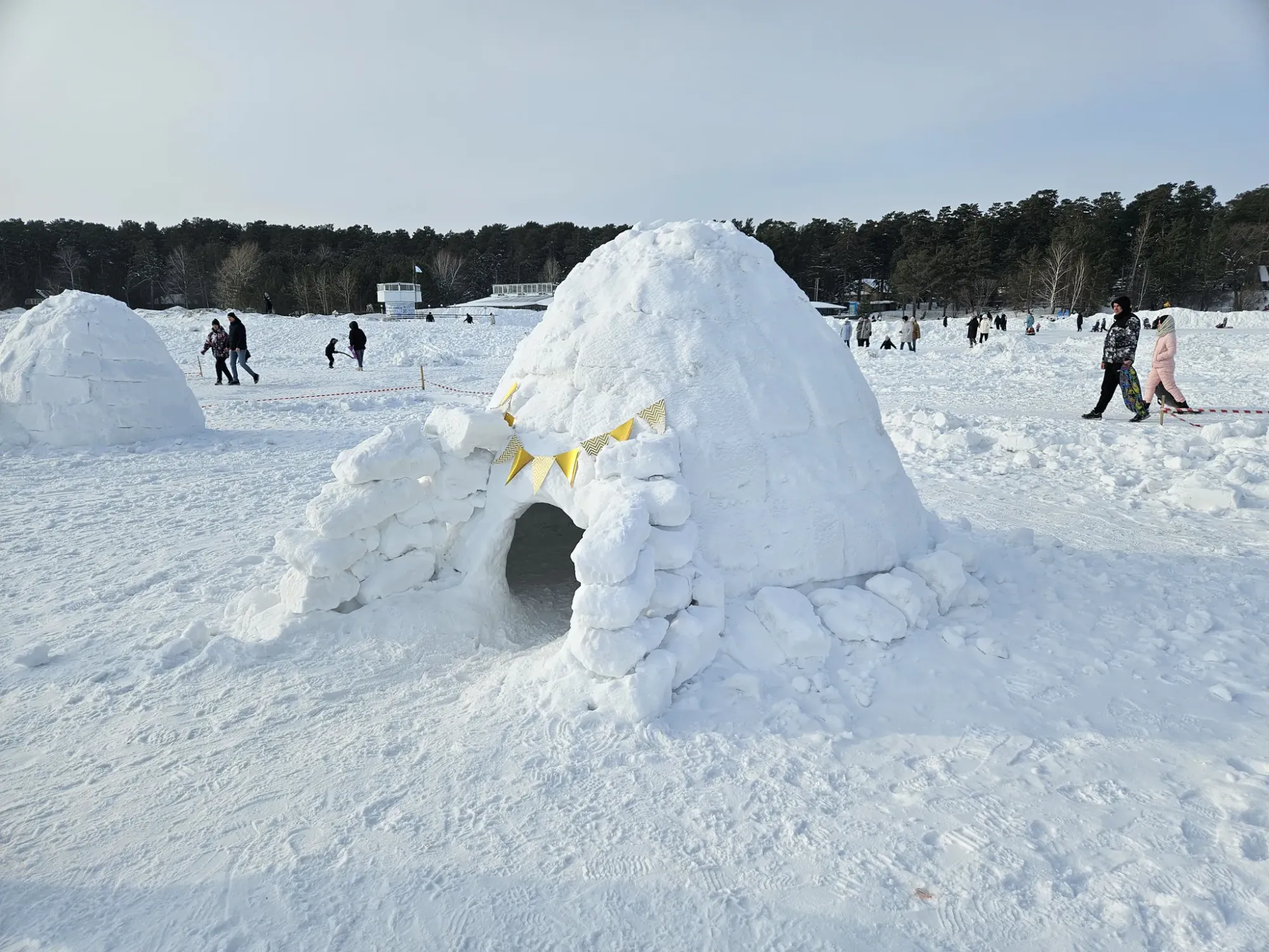 ...или флажками!
