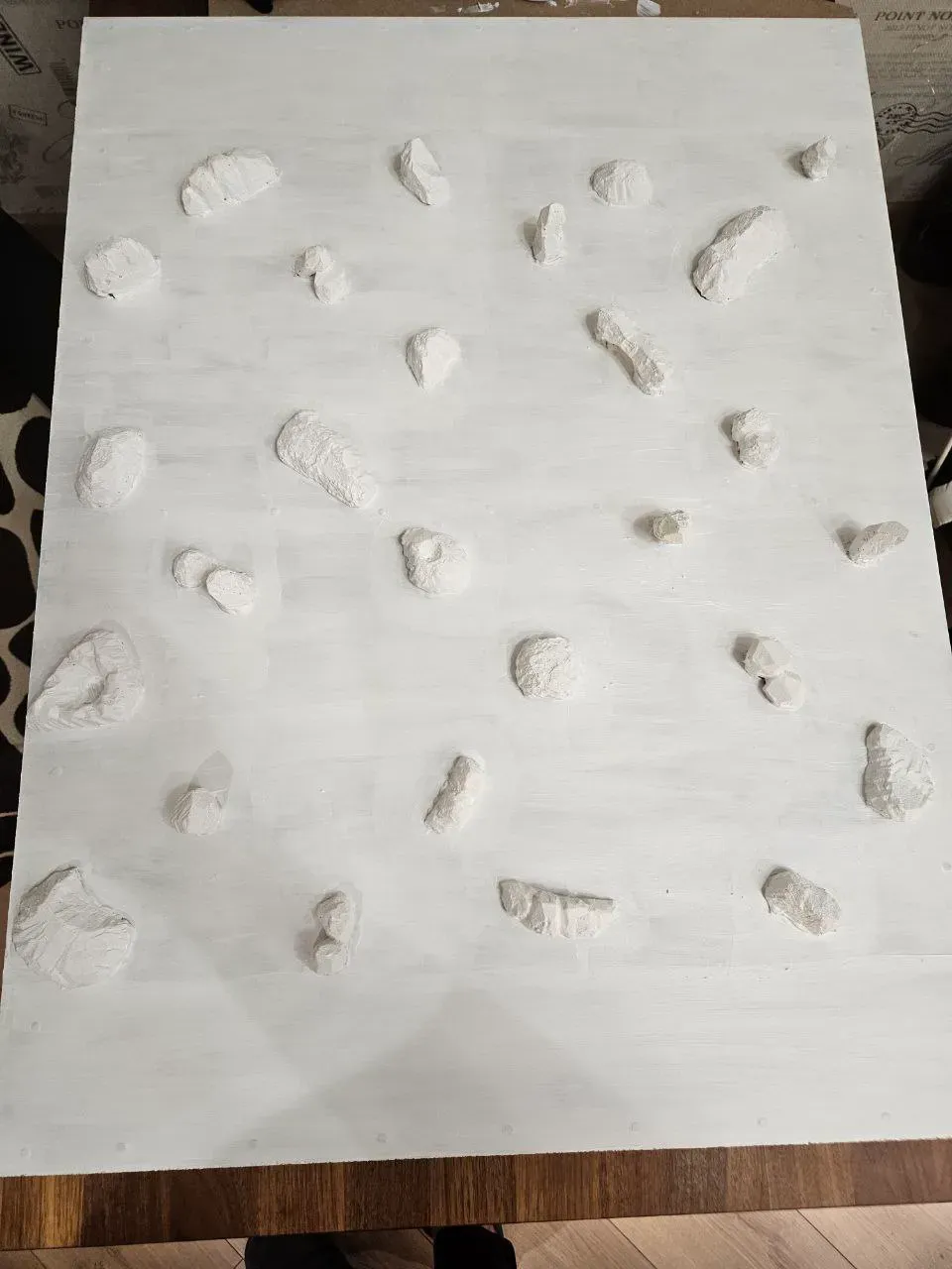 Еще один слой грунта... вроде получше... Очень страшно, но глаза боятся, руки что-то малюют.