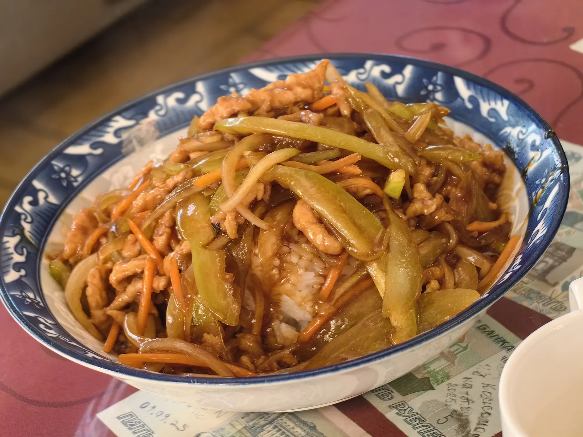 Всё остальное тоже огромные порции