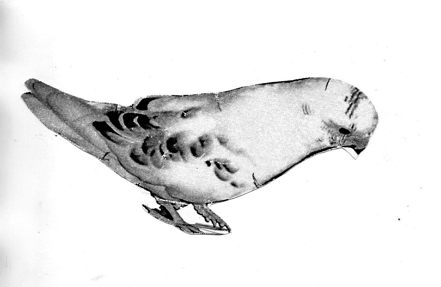 я развернула фигуру, чтоб она влезла в деревяшку