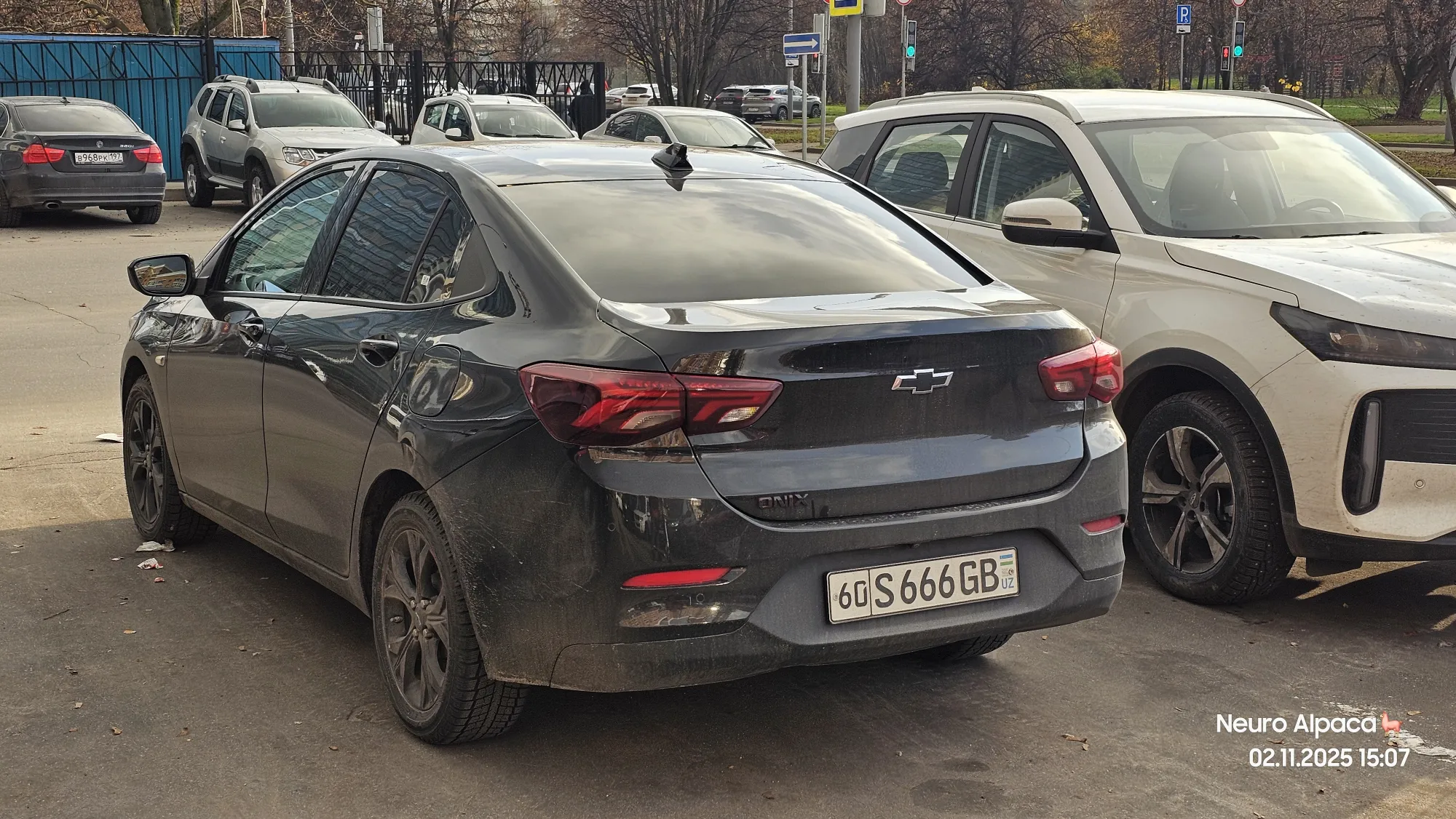 ...и 666, причём все на одной парковке!