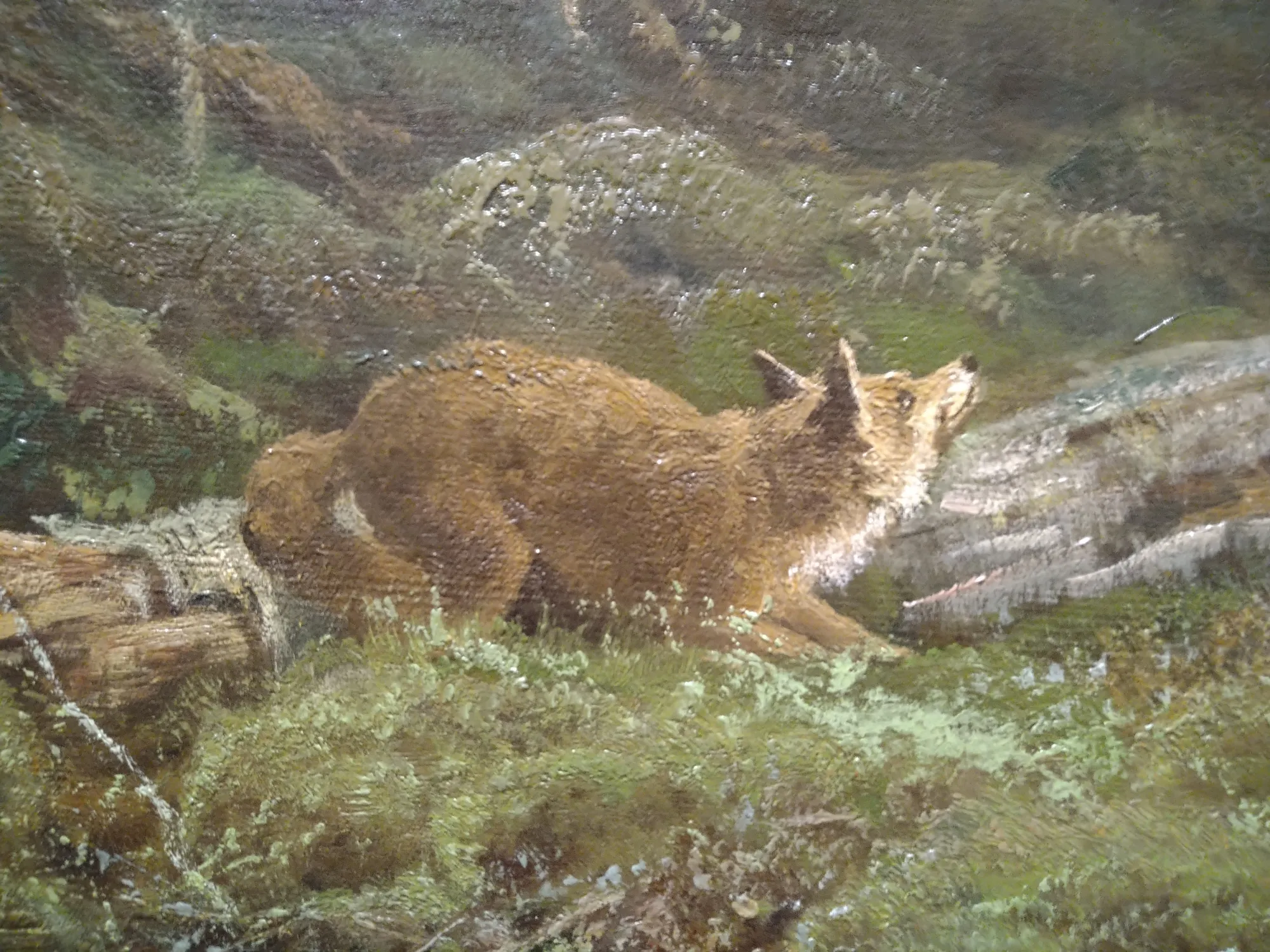 Упитанный лис с картины Шишкина