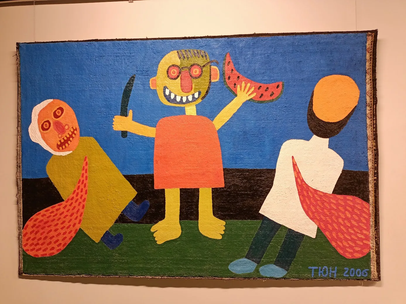 Не постеснялся человек поставить себя в ряд с Малевичем и Ван Гогом ))